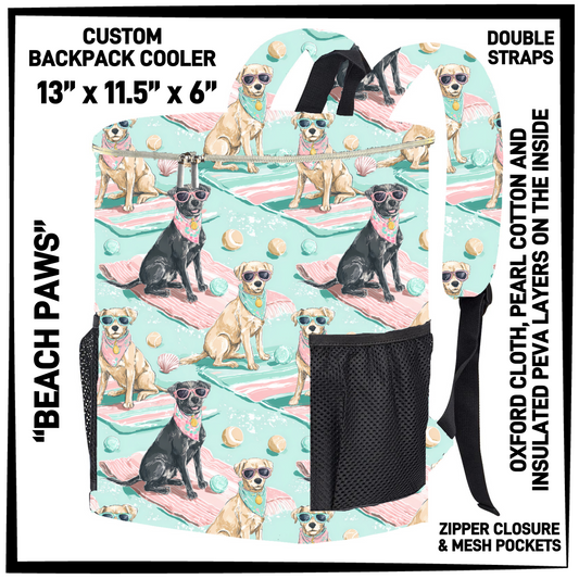 B4PK - Beach Paws Backpack Cooler - Preorder Closing 2/10 ETA: Late April