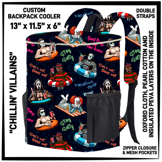 B4PK - Chillin' Villains Backpack Cooler - Preorder Closing 2/10 ETA: Late April