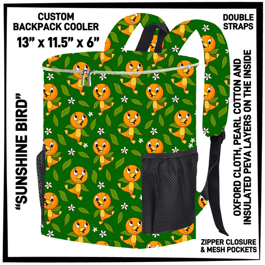 B4PK - Sunshine Bird Backpack Cooler - Preorder Closing 2/10 ETA: Late April