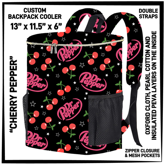 B4PK - Cherry Pepper Backpack Cooler - Preorder Closing 2/10 ETA: Late April