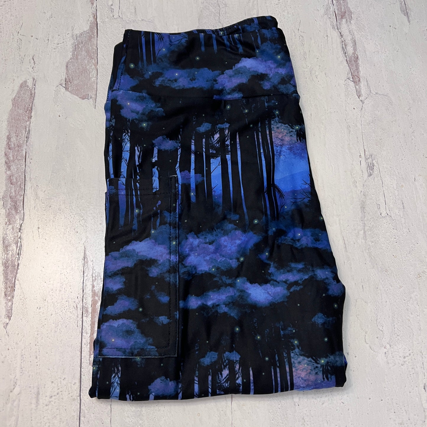 Lightning Bug Forest - Leggings with Pockets