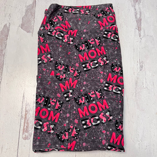 Wife Mom Boss - Leggings with Pockets