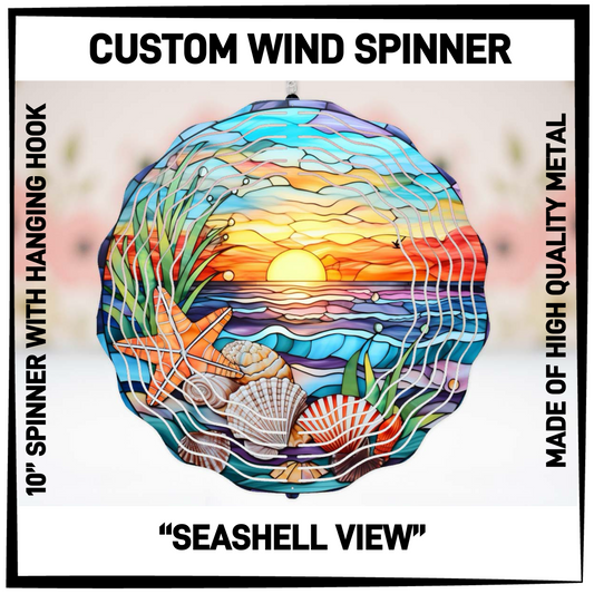 WP4S - Seashell View Wind Spinners - Preorder Closing 2/26 ETA: Late April