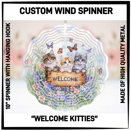 WP4S - Welcome Kitties Wind Spinners - Preorder Closing 2/26 ETA: Late April