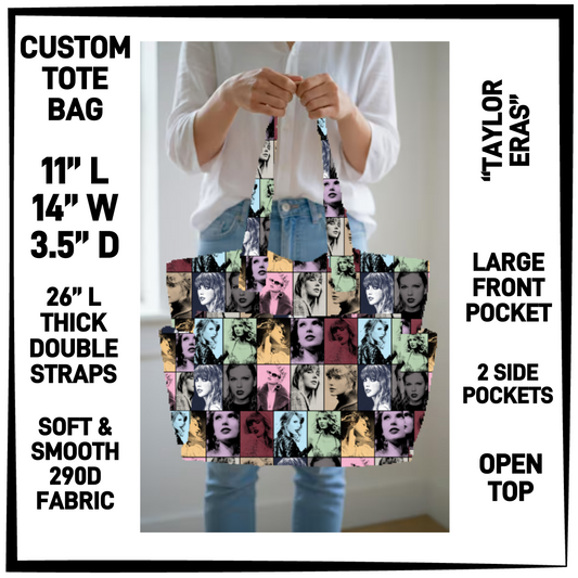 N2TB - Taylor Eras Custom Tote Bag - Preorder Closing 7/22 ETA: Late Sept