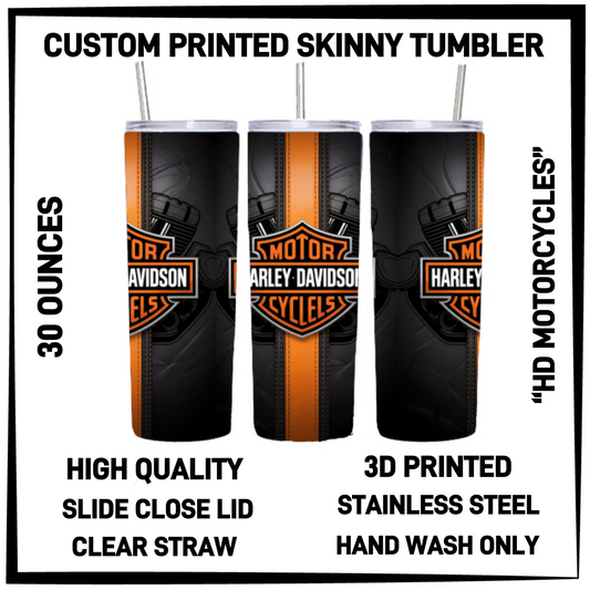 SK7T - HD Motorcycles 30oz Skinny Tumbler - Preorder Closing 3/17 ETA: Late May