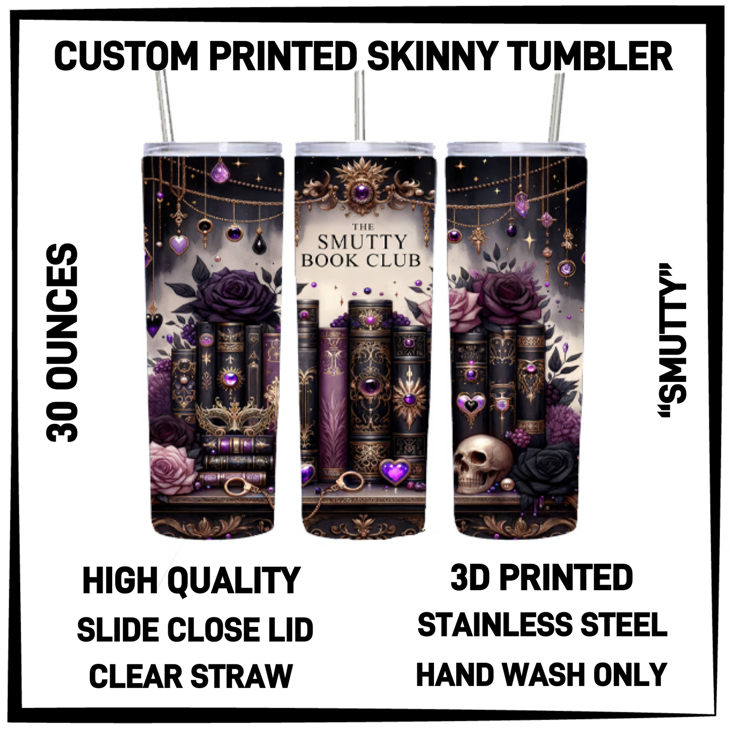 SK7T - Smutty 30oz Skinny Tumbler - Preorder Closing 3/17 ETA: Late May