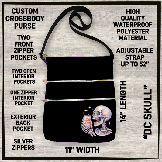 C5BU - DC Skull Crossbody Purse - Preorder Closing 3/24 ETA: Late June