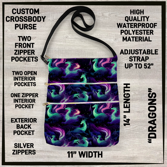C5BU - Dragons Crossbody Purse - Preorder Closing 3/24 ETA: Late June