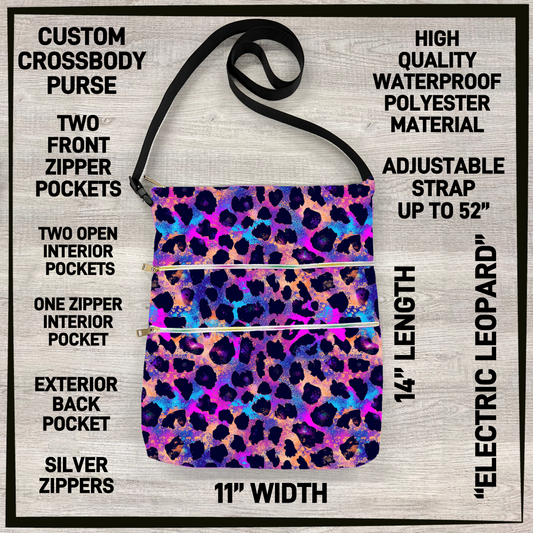 C5BU - Electric Leopard Crossbody Purse - Preorder Closing 3/24 ETA: Late June
