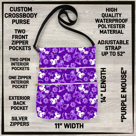 C5BU - Purple Mouse Crossbody Purse - Preorder Closing 3/24 ETA: Late June