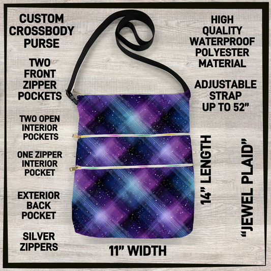 C5BU - Jewel Plaid Crossbody Purse - Preorder Closing 3/24 ETA: Late June