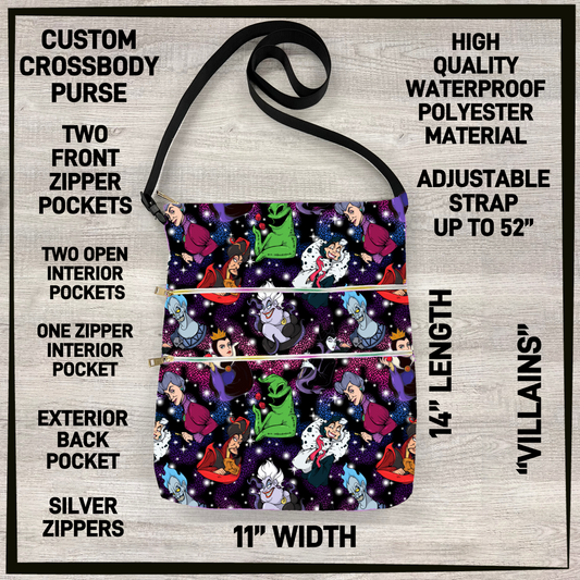C5BU - Villains Crossbody Purse - Preorder Closing 3/24 ETA: Late June
