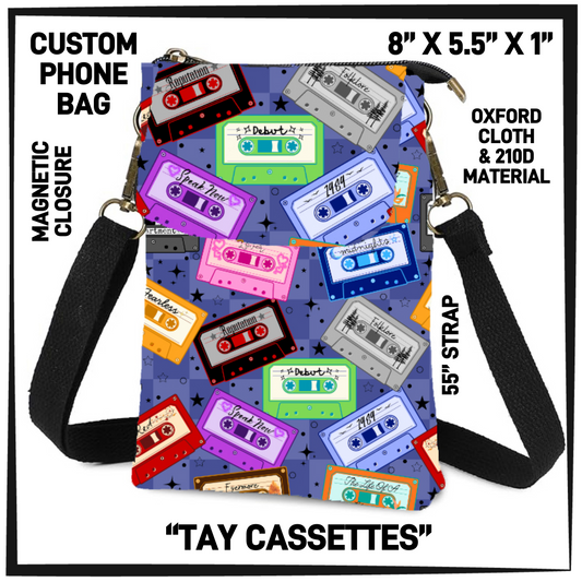 P8BG - Tay Cassettes Phone Bag - Preorder Closing 3/31 ETA: Late May