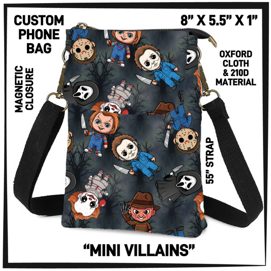 P8BG - Mini Villains Phone Bag - Preorder Closing 3/31 ETA: Late May