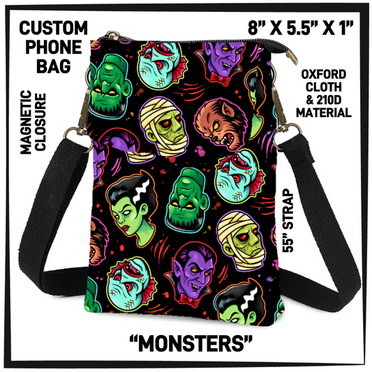 P8BG - Monsters Phone Bag - Preorder Closing 3/31 ETA: Late May
