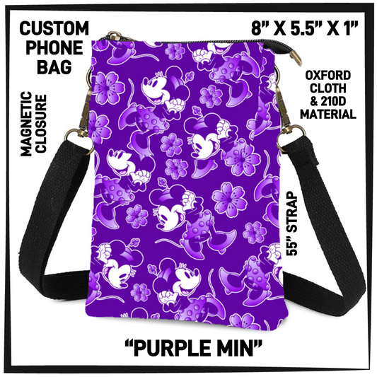 P8BG - Purple Min Phone Bag - Preorder Closing 3/31 ETA: Late May