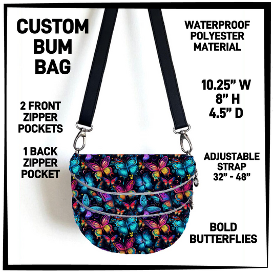 B1BM - Bold Butterflies Bum Bag - Preorder Closing 8/19 ETA: Mid-Oct