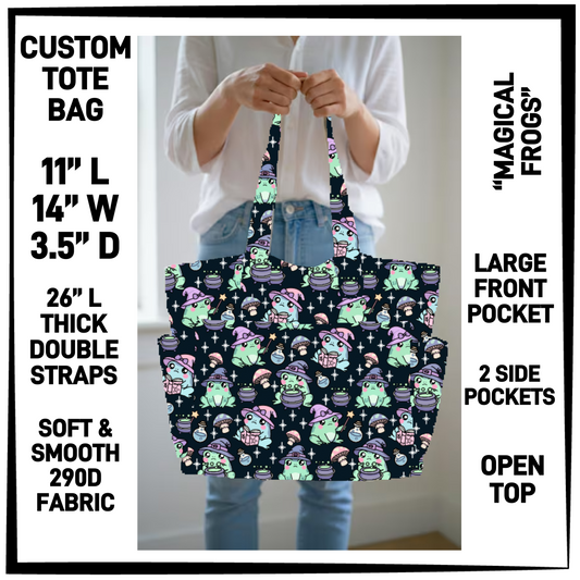 CT8B - Magical Frogs Custom Tote Bag - Preorder Closing 4/23 ETA: Late June