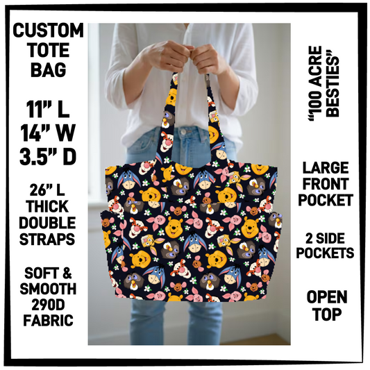 CT8B - 100 Acre Besties Custom Tote Bag - Preorder Closing 4/23 ETA: Late June