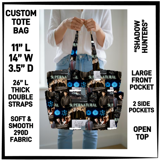 CT8B - Shadow Hunters Custom Tote Bag - Preorder Closing 4/23 ETA: Late June