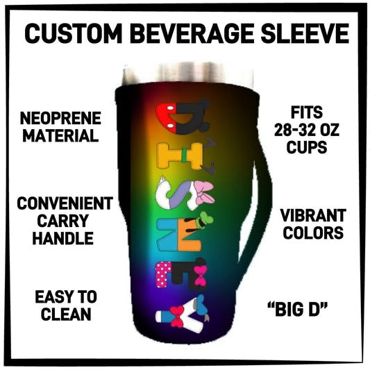 B2VG - Big D 28-32oz Beverage Sleeves - Preorder Closing 12/4 ETA: Mid-Jan
