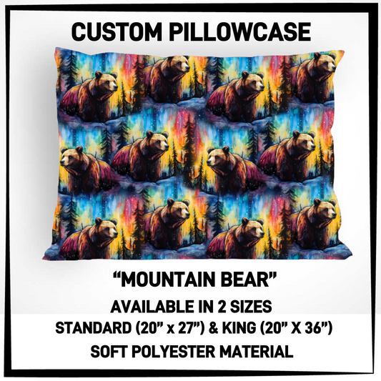 RTS - Mountain Bear Pillowcase