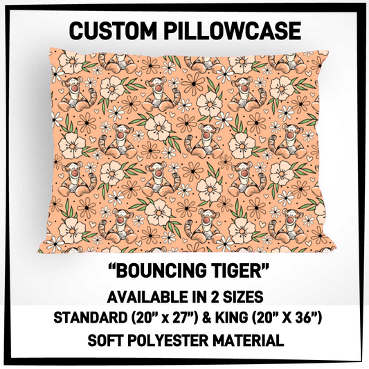PI5C - Bouncing Tiger Pillowcase - Preorder Closing 4/30 ETA: Late June