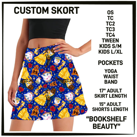 275BT - Bookshelf Beauty Skort with Pockets - Preorder Closing 12/14 ETA: Mid-Feb