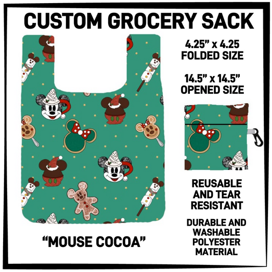 GRC4 - Mouse Cocoa Grocery Sack - Preorder Closing 9/10 ETA: Early Dec