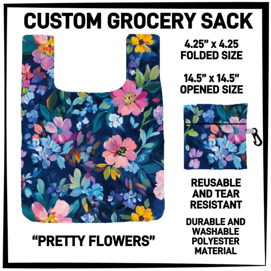 GRC4 - Pretty Flowers Grocery Sack - Preorder Closing 9/10 ETA: Early Dec