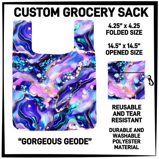 GRC4 - Gorgeous Geode Grocery Sack - Preorder Closing 9/10 ETA: Early Dec