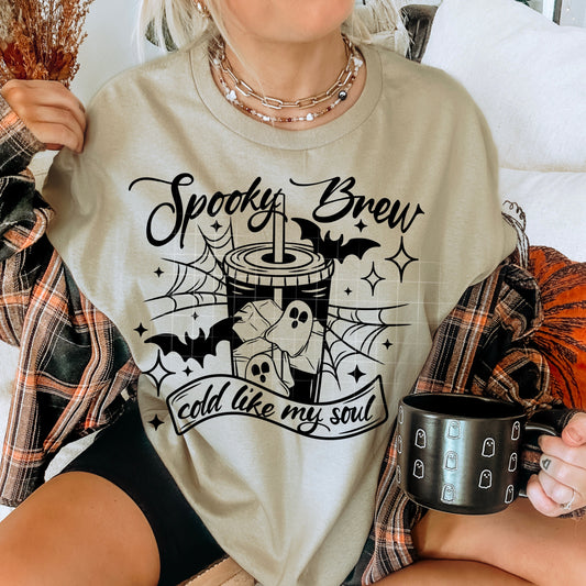 SPOOKY BREW COLD LIKE MY SOUL TEE