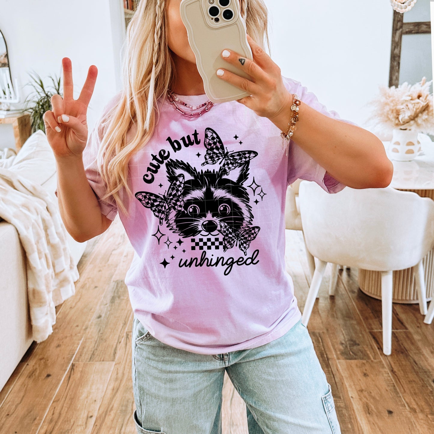 CUTE BUT UNHINGED TEE