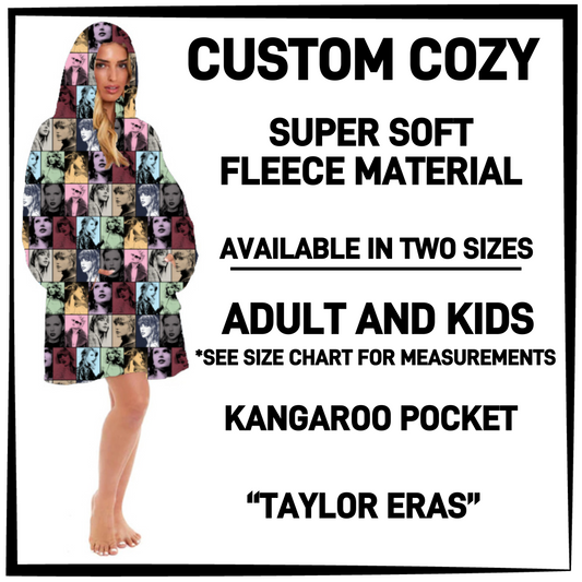CZ2Y - Taylor Eras Hooded Cozy - Preorder Closing 9/15 ETA: Mid-Dec