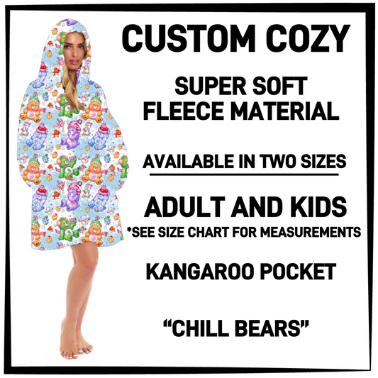 CZ2Y - Chill Bears Hooded Cozy - Preorder Closing 9/15 ETA: Mid-Dec
