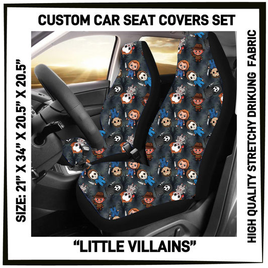 4CAR - Little Villains Car Seat Covers Set of 2 - Preorder Closing 5/12 ETA: Mid-July