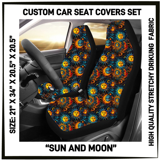 4CAR - Sun and Moon Car Seat Covers Set of 2 - Preorder Closing 5/12 ETA: Mid-July