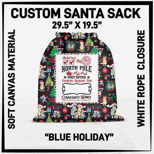 SNCS - Blue Holiday Santa Sack - Preorder Closing 9/17 ETA: Mid-Dec