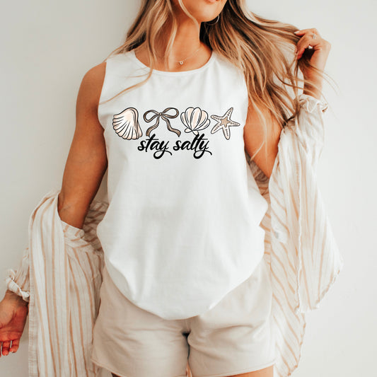 STAY SALTY SHELL TANK