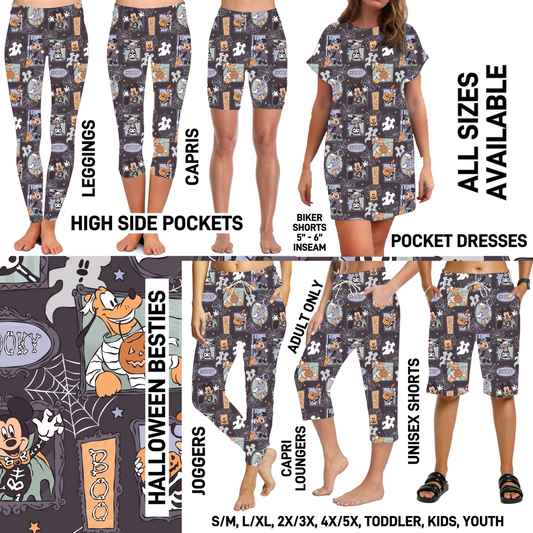 RTS - Halloween Besties Leggings with Pockets