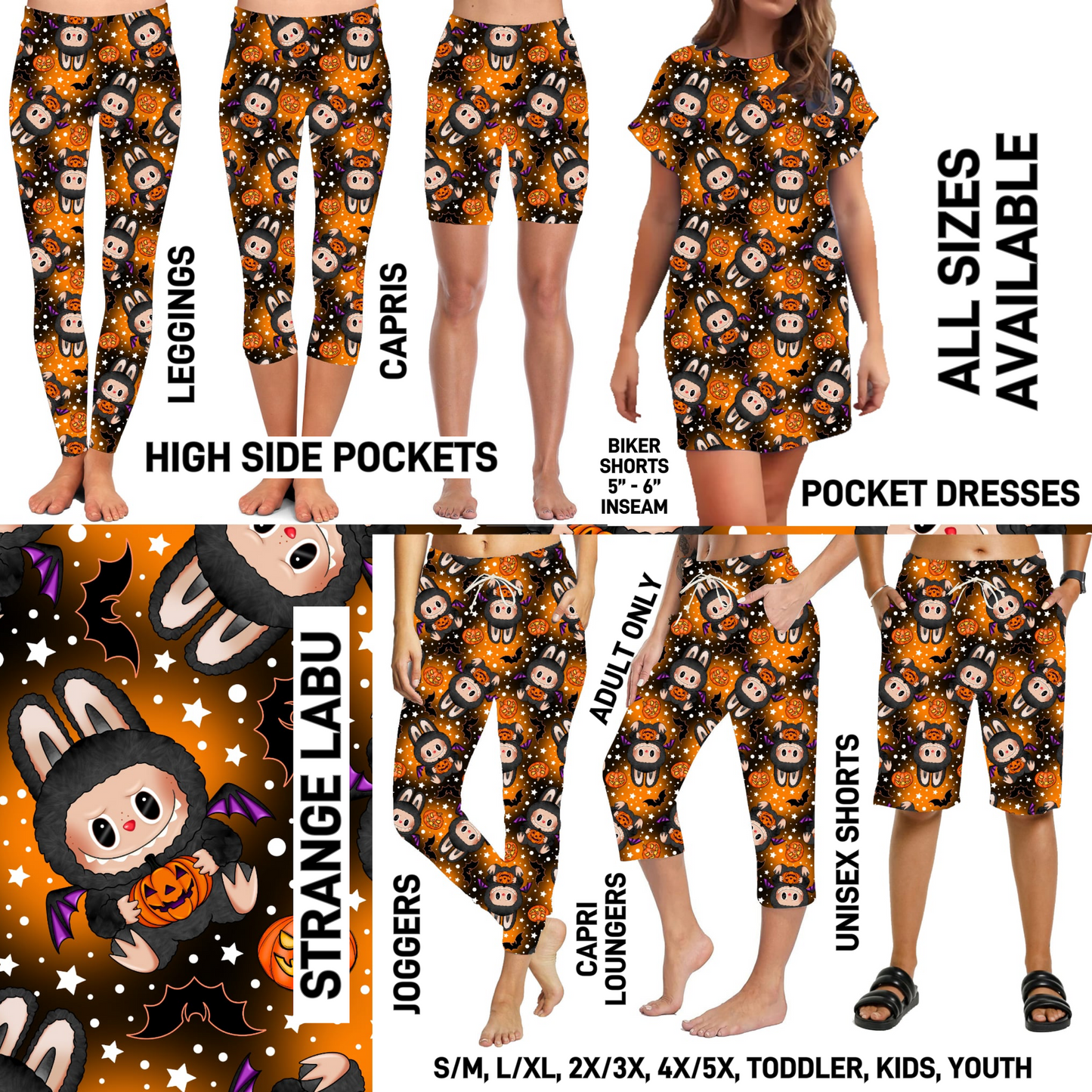RTS - Strange Labu Leggings with Pockets