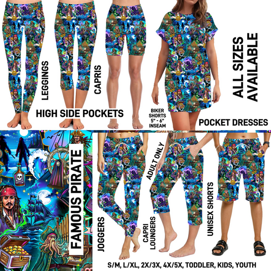 RTS - Famous Pirate Leggings with Pockets