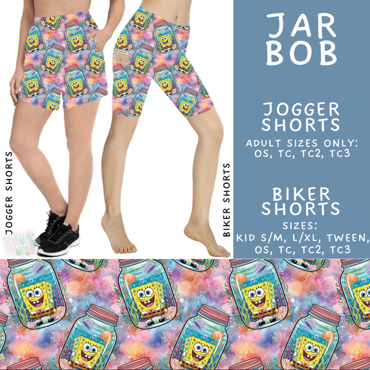 Batch #529 - Floral Jar Collection - Closes 5/13 - ETA mid July - Jar Bob Biker & Jogger Shorts