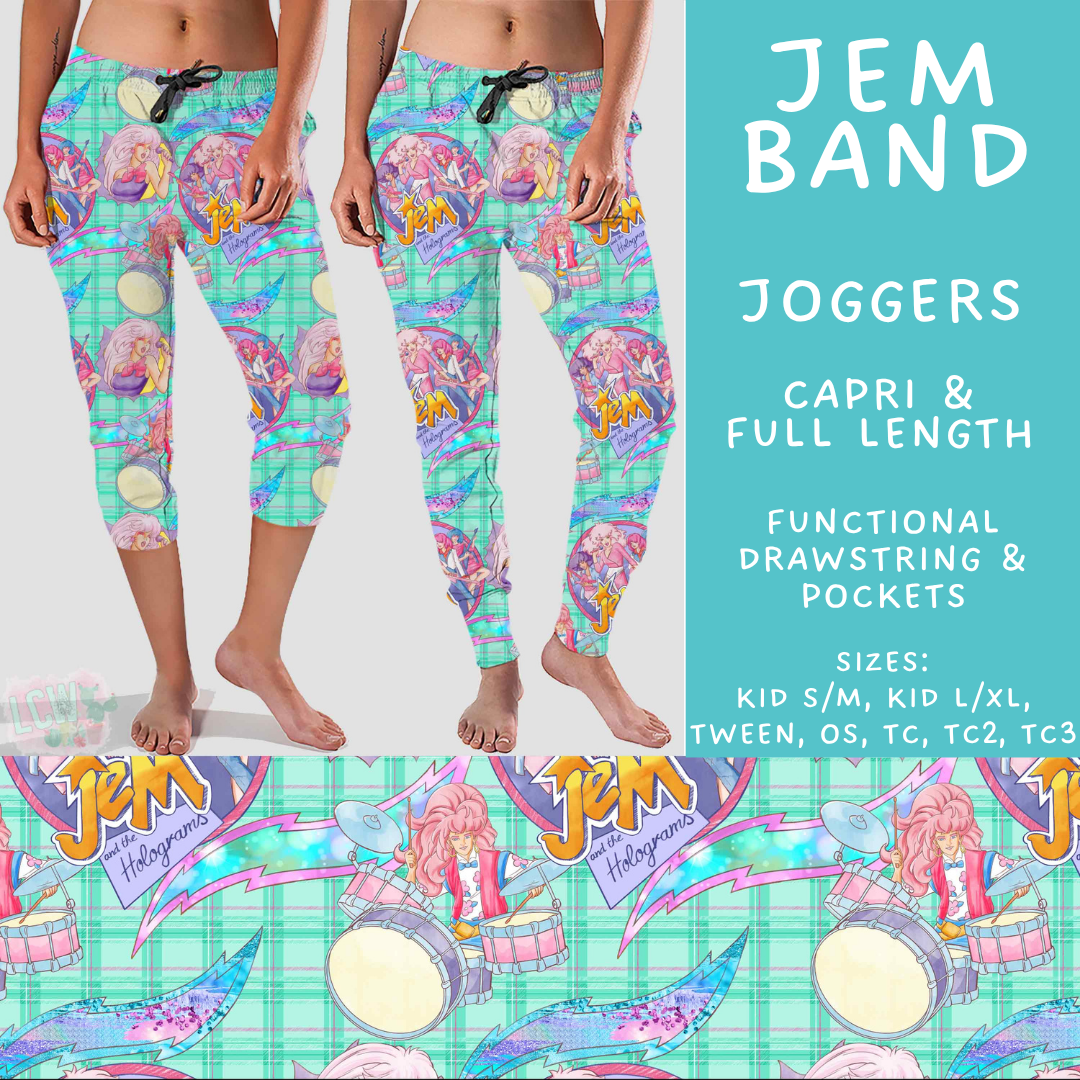 Batch #578 - July Request Run - Closes 8/31 - ETA late October - Jem Band Full and Capri Length Joggers