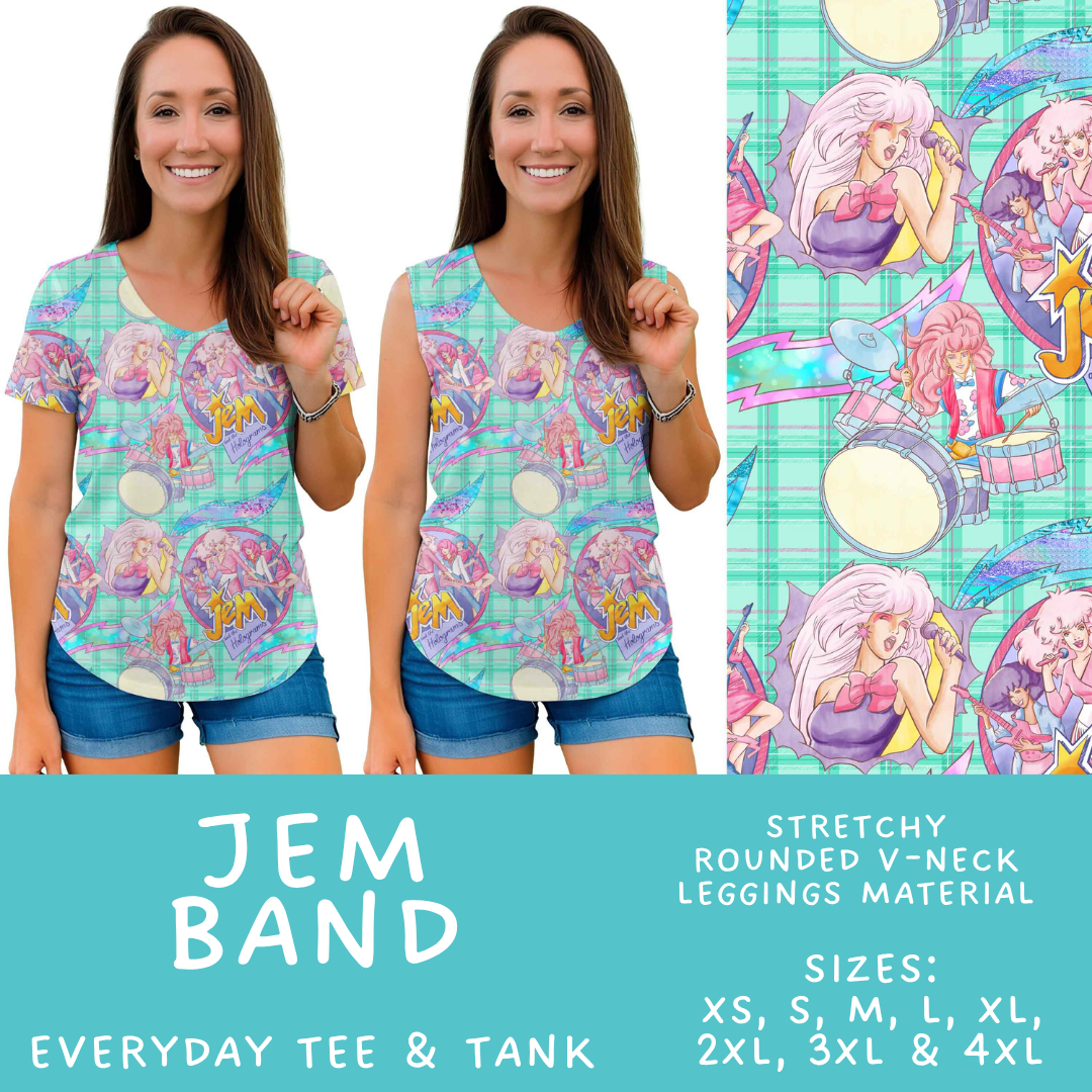 Batch #578 - July Request Run - Closes 8/31 - ETA late October - Jem Band Everyday Tank & Tee