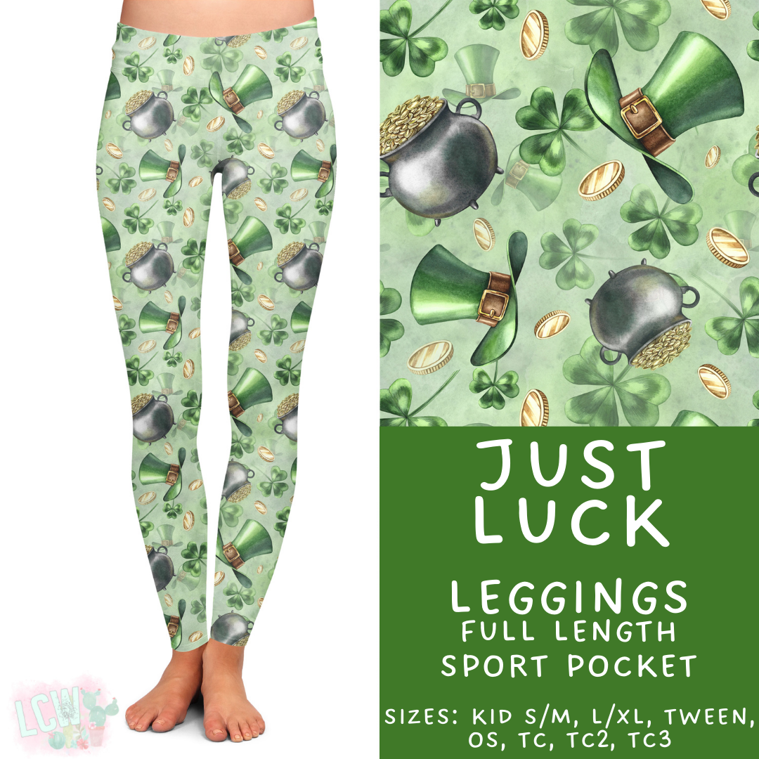 Batch #464 - Lucky Charm Collection - Closes 12/17 - ETA early Feb - Just Luck Full Length Leggings