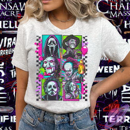 NEON HORROR TEE