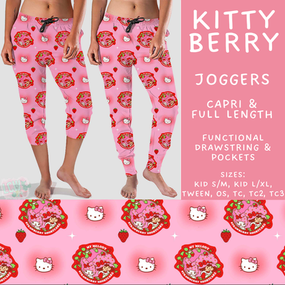 Batch #603 - September Request Run - Closes 10/26 - ETA mid/late Dec - Kitty Berry Full and Capri Length Joggers