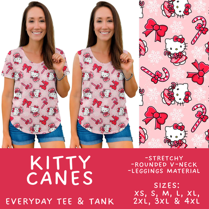 Batch #558 - Magical Character Christmas - Closes 7/20 - ETA mid/late Sept - Kitty Canes Everyday Tank & Tee
